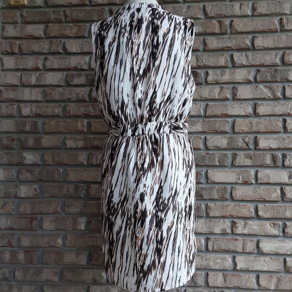 Cynthia Rowley 100% linen sleeveless dress. - Picture 4 of 5